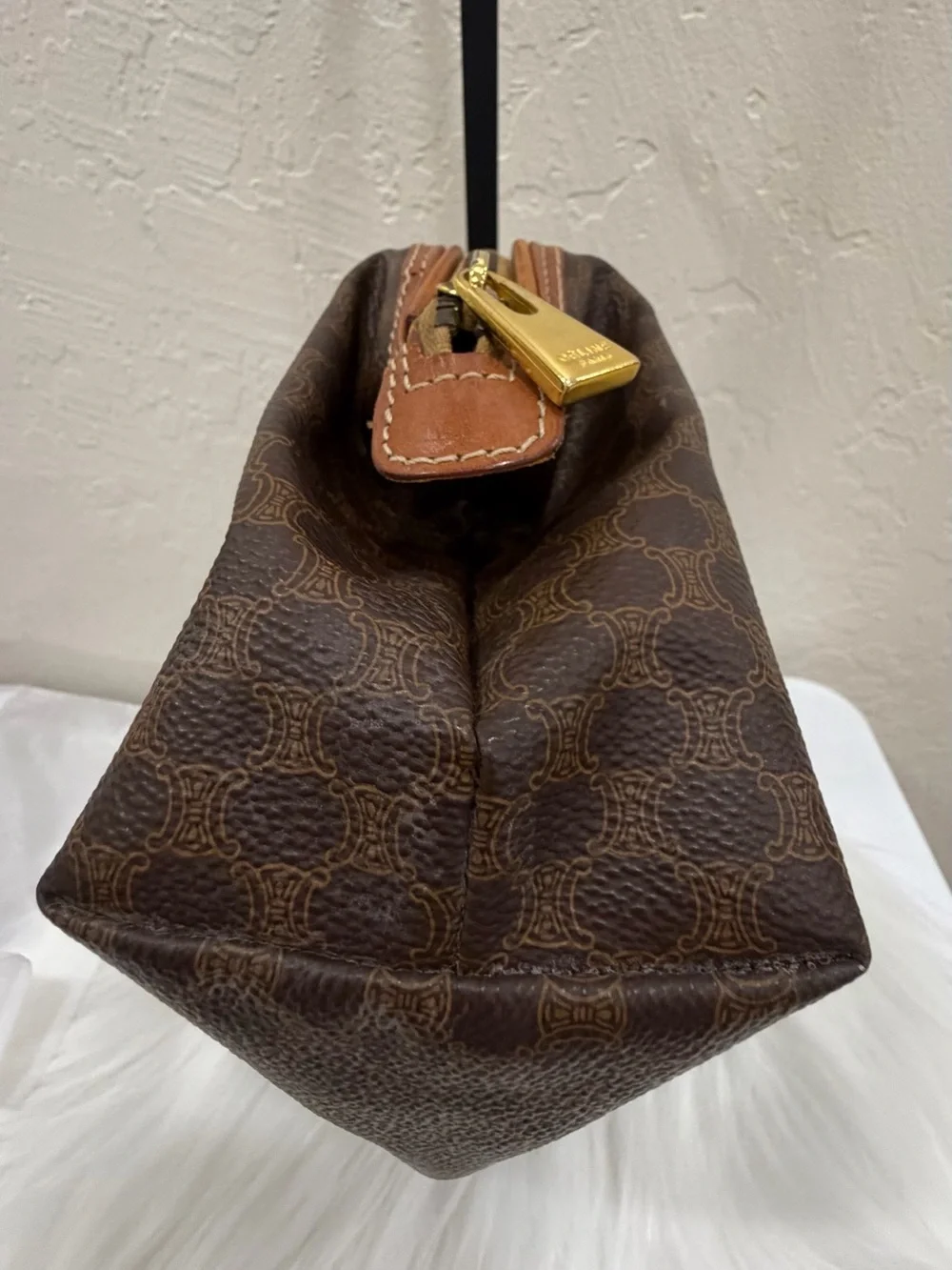 Celine vintage macadam toiletry pouch